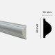 Молдинг з дюрополімеру GRANT DECO ABC-4016-1 (40 мм*16 мм) 2,4 м Молдинг з дюрополімеру GRANT DECO ABC-4016-1 (40 мм*16 мм) 2,4 м